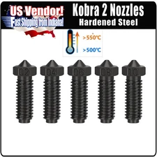 Anycubic Kobra 2 Hotend Nozzles Hardened Steel