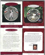 Hallmark Satchel Page & Jackie Robison Keepsake Ornament Baseball Heroes New Box