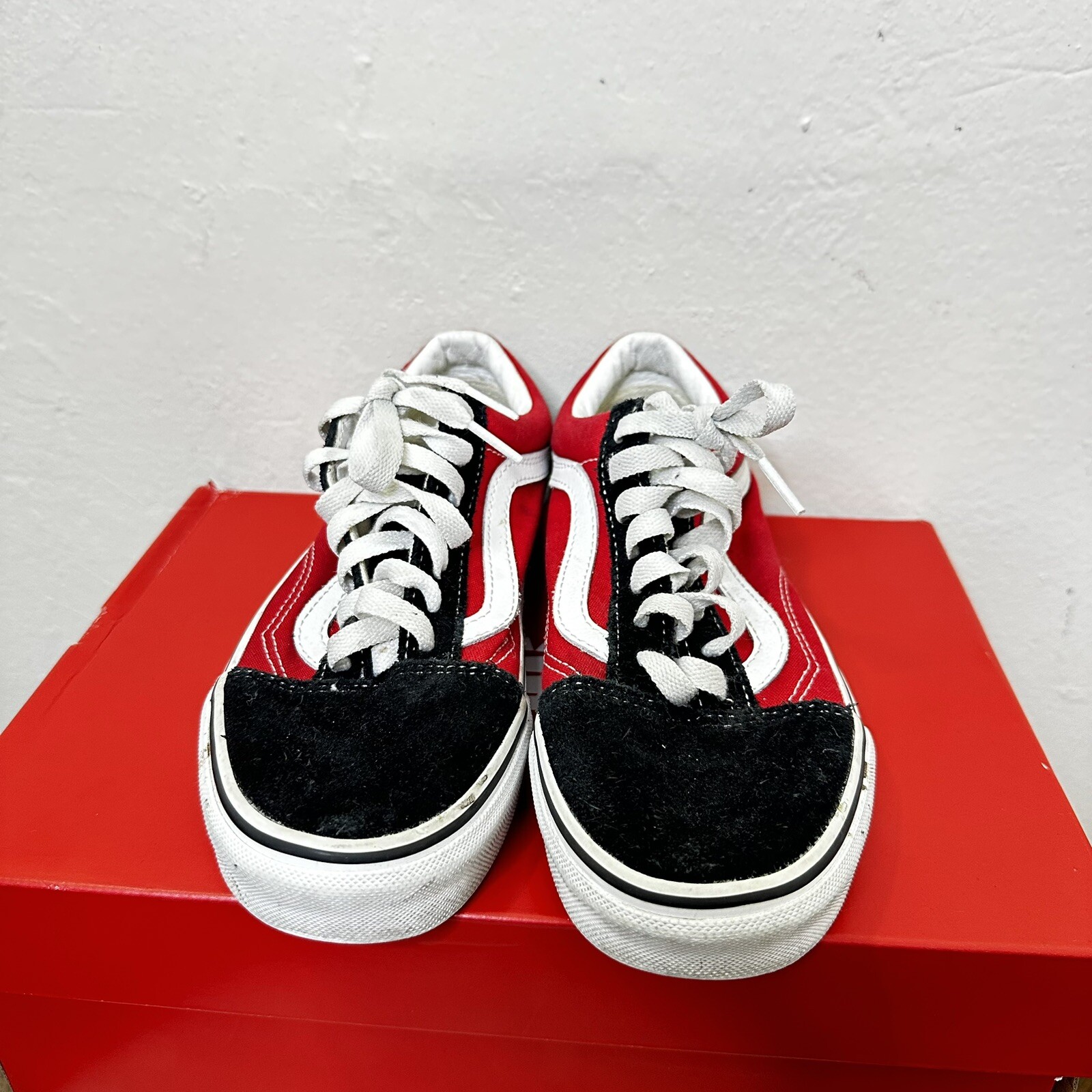 Vans Ward Skate Shoes Big Kid’s Size 5 / Men’s 6.5 / Women’s 8 Multi-Color Canva