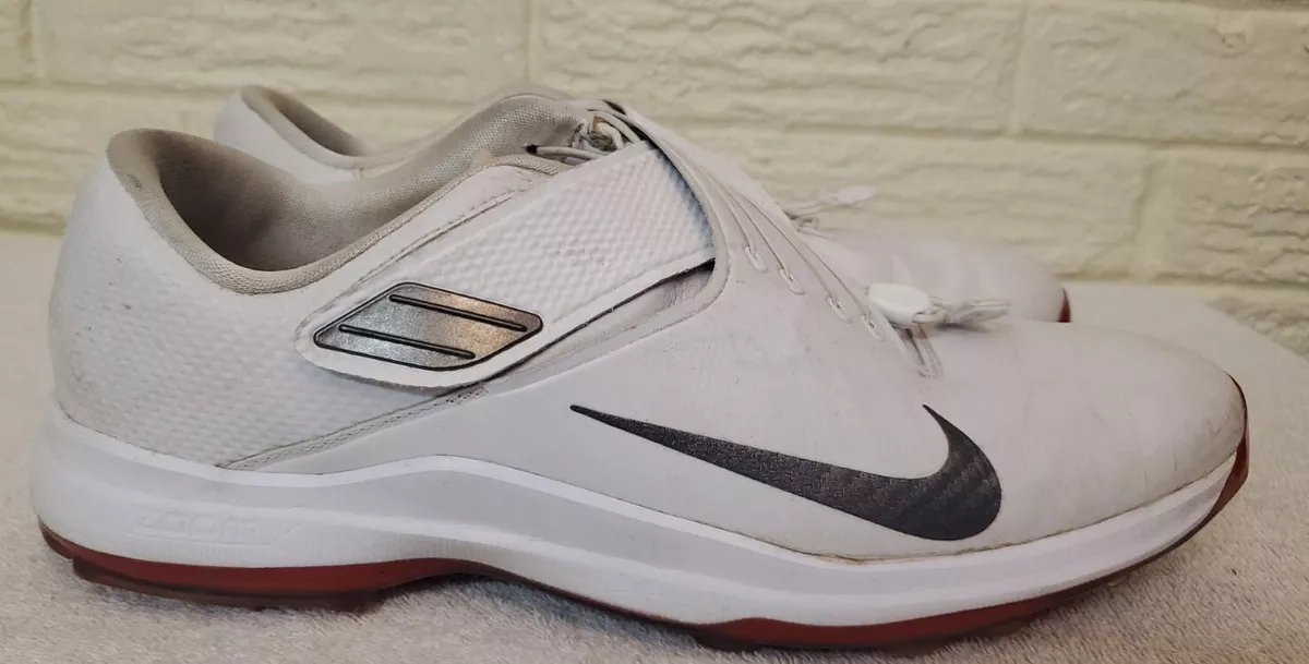 Nike Tiger Woods TW-17 White Strap Golf Shoes Size 11 880955-100