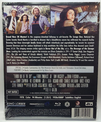 Terror Out of the Sky (Blu-ray, 1978) Efrem Zimbalist Jr., Dan