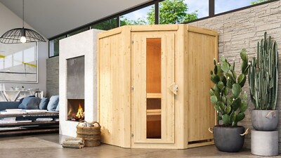 Sauna 230V Saunakabine Heimsauna Innensauna Nanja verschiedene Varianten Karibu