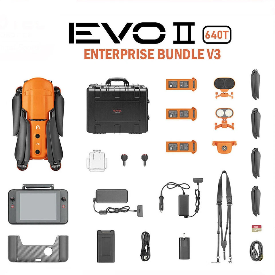 2025 Autel Evo 2 Dual 640t V3 Enterprise & Smart Controller Infrared 3d Obstacle - Image 2 of 4