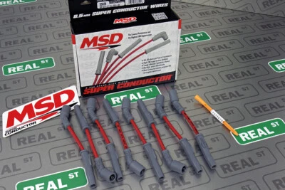 MSD 8.5mm Spark Plug Wires Set Red Corvette 14-19 Camaro 16-19 LT1 LT4 Gen V - Bild 1 von 4
