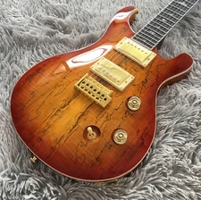 PRS Electric Guitar HH Pickup Spalted Maple Top Mahogany Body&Neck Gold Hardware