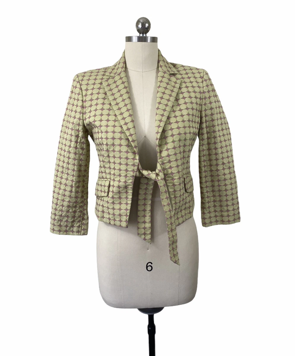 Bcbg plaid best sale blazer