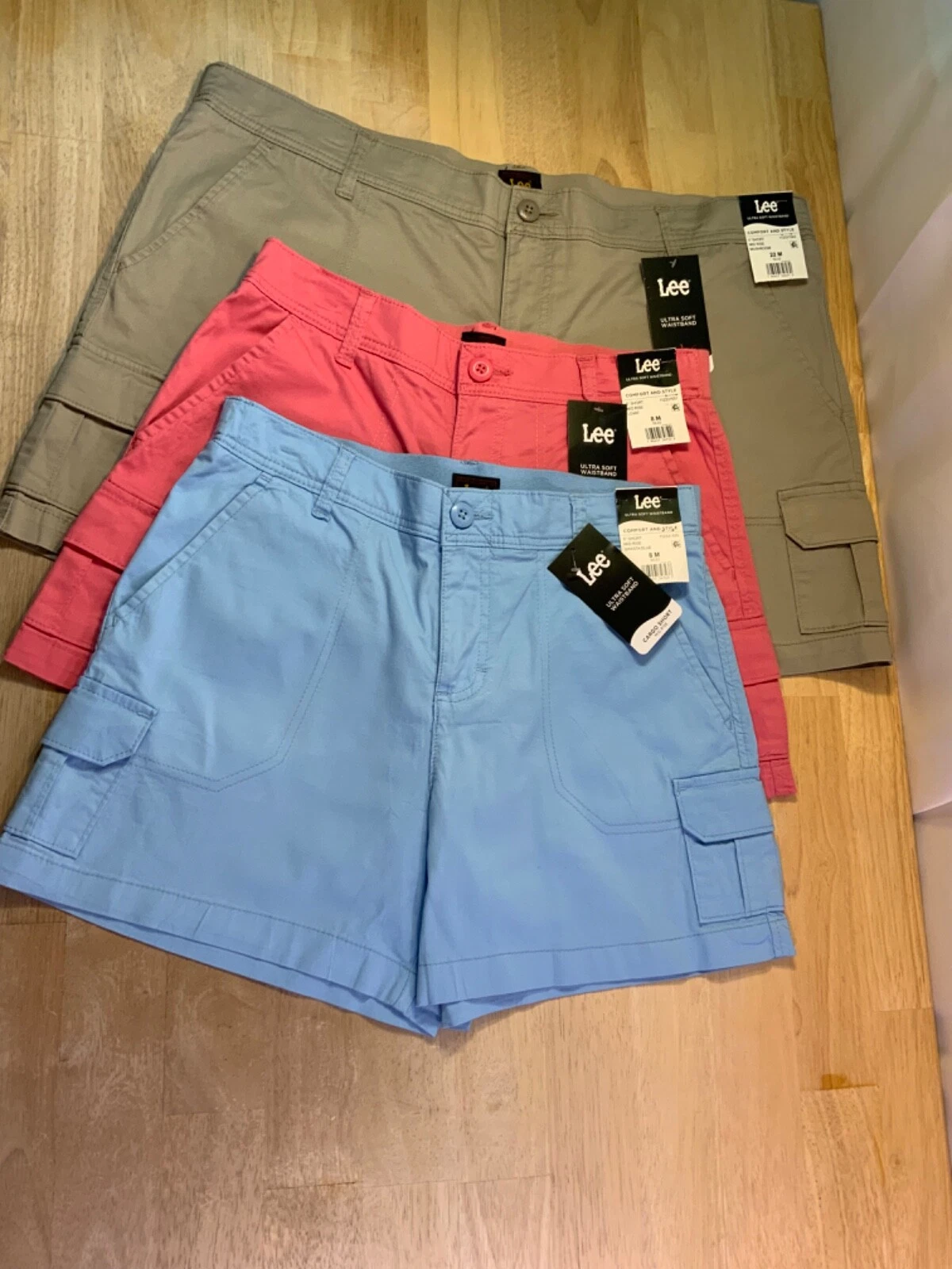 New Women's Lee Cargo Shorts REG or PLUS Sizes--Great Colors!!*