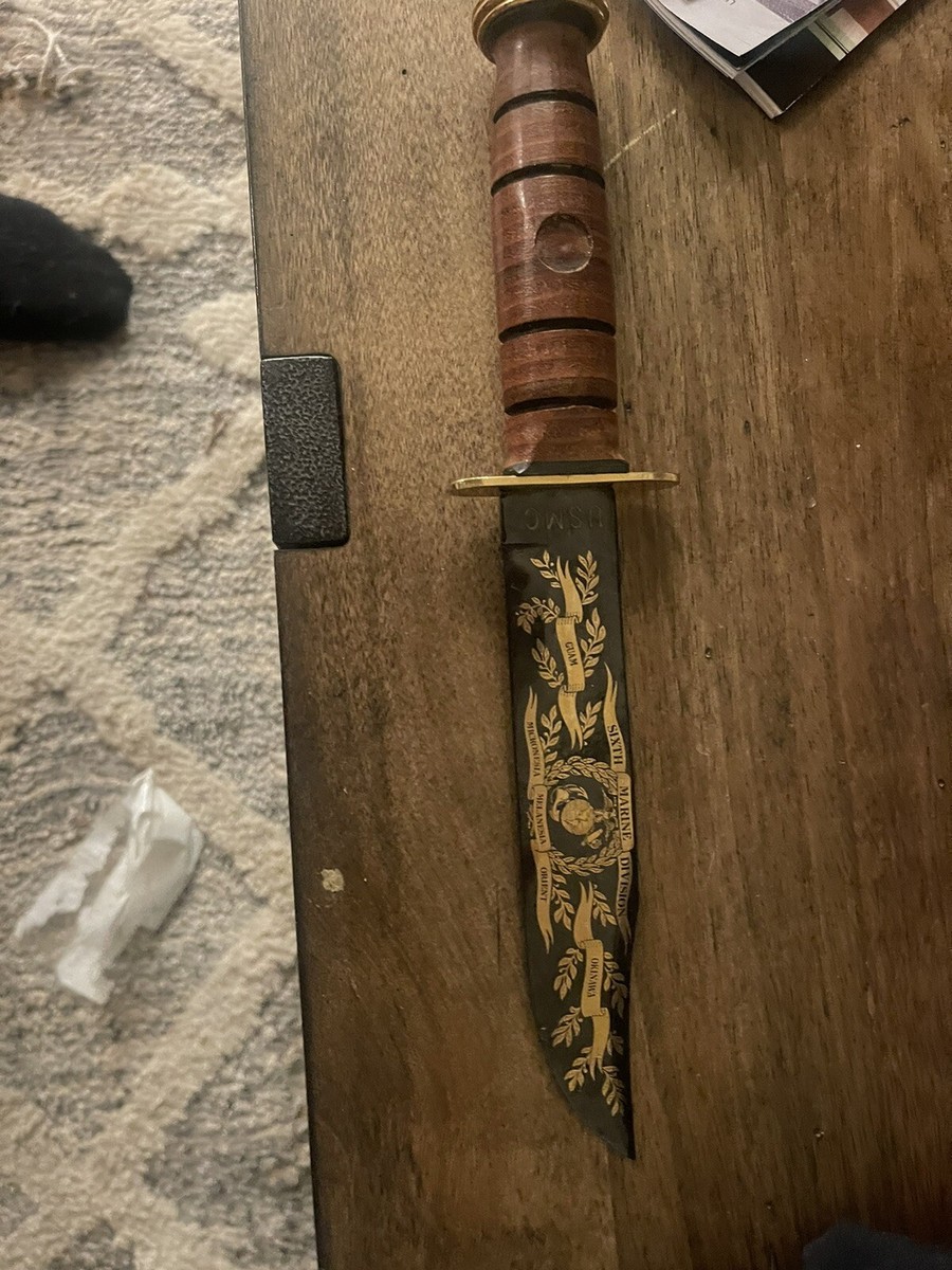 ww2 Ka Bar Knife Commemorative Edition Made Specifically The 6th