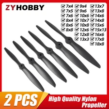 2pcs 7/8/9/10/11/12/13/14inch Nylon Gas Propeller JXF For RC 9-91 Class Airplane