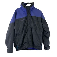 Columbia Bugaboo Jacket Vintage Interchange Black Purple 3 In 1 Womens Large