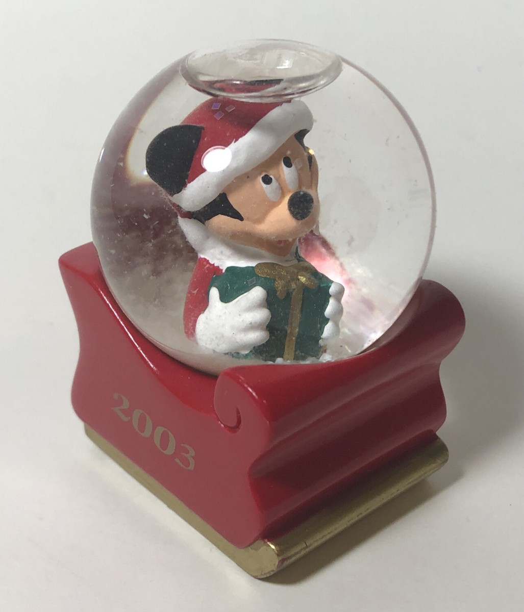 2003 Mickey Mouse Disney JCPenney Snow Globe Black Friday