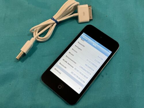 Apple iPod Touch 4nd Generation Silver Black (8GB) A1367 - Bild 4 von 4