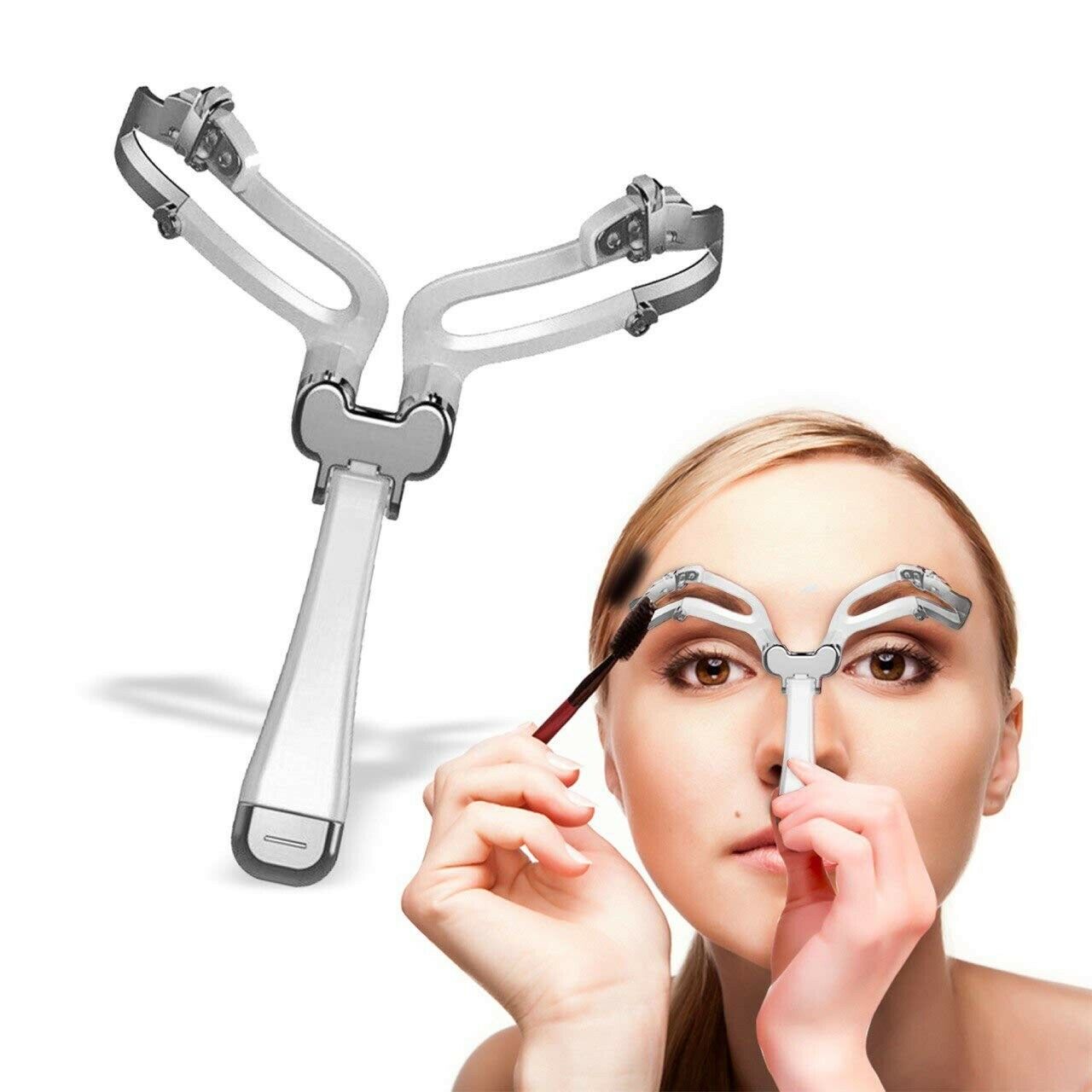 Image 1 - Best Adjustable Eyebrow Shaper Stencil - Reusable Eyebrow Shaping Kit