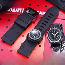 Men's Silicone Watch Band Fit For Luminox Compass Dividing Rule Series 8831 8830