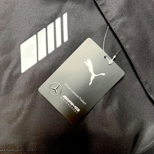 Giacca Puma uomo AMG tessuto full zip Mercedes x Puma nuova con etichetta $120 taglia M - retrò 538454 - Foto 3 di 12