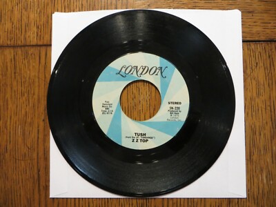 ZZ Top   Tush / Blue Jean Blues - 1975 - London 5N-220 7'' Single VG+/Generic