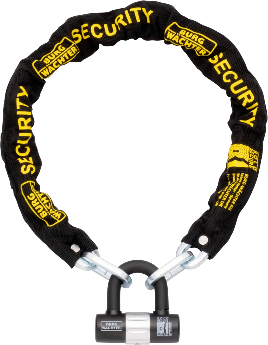 Security Chain Sold Secure Gold Rated Bicycle Lock 1M Gold Rated