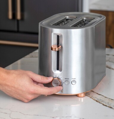 Cafe C9TMA2S2PS3 2 Slice Toaster - Silver