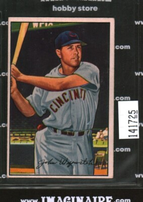 1952 Bowman Baseball #42 Johnny Wyrostek 141725