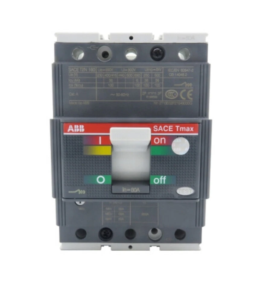 ABB TMAX MCCB Moulded Case Circuit Breaker T2N160 TMD80/800 FF 3P