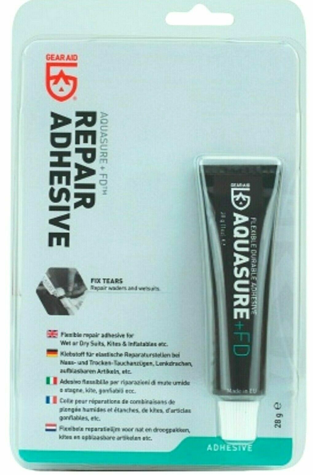 AQUASURE CLEAR URETHANE FLEXIBLE DURABLE REPAIR ADHESIVE