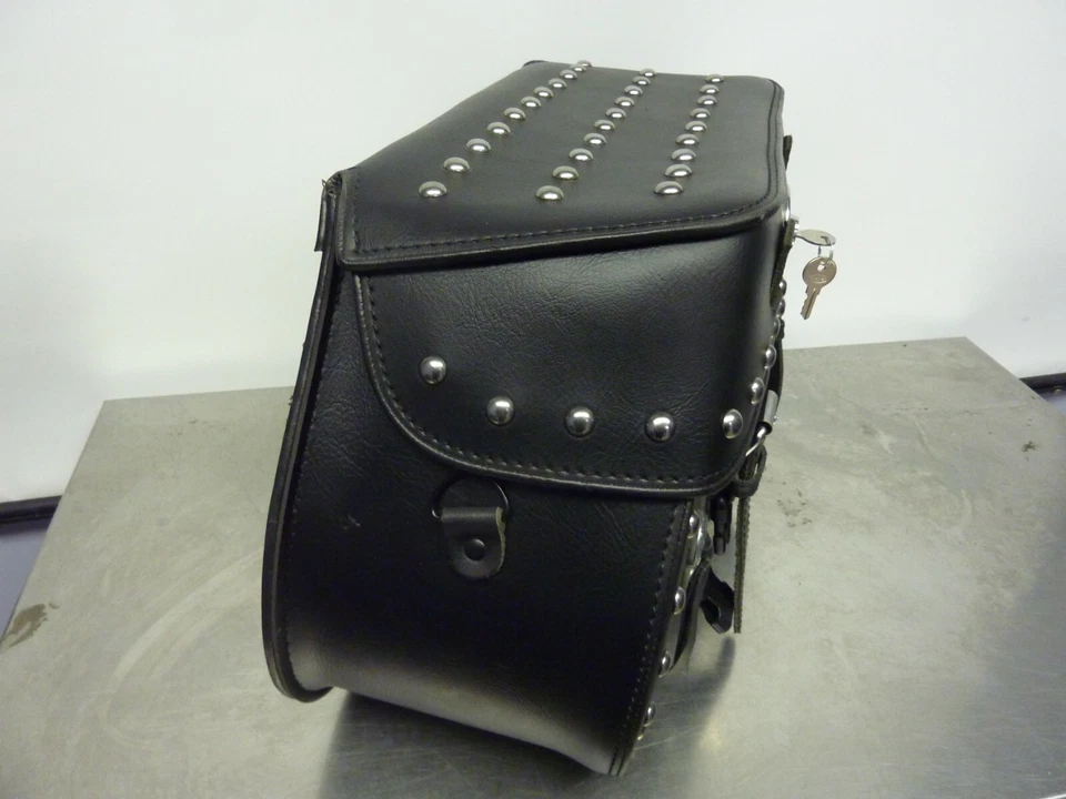 EDGE SBR-106S TEK CUERO ALFORJA TACHONADA HONDA VTX 1300 / 1800 (21704) Foto 2 de 4