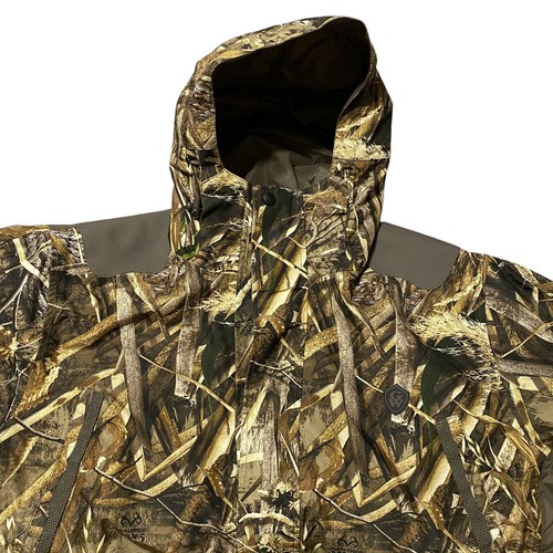 Game Winner Realtree Hooded Camo Outdoor Hunting Jacket Zip & Snap Adjust Cuff L - Picture 3 of 10