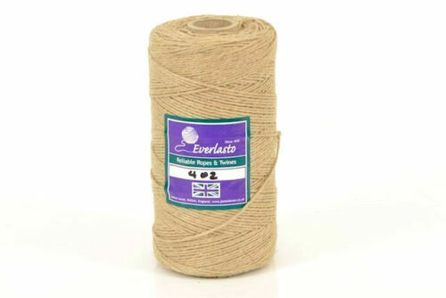 1mm Ply Natural Jute String Polished/Waxed Model Card Making - Foto 5