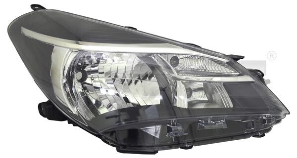 Phare avant droite H4 pour Toyota Yaris XP130 2014-2017