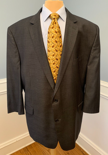 Michael Kors Plaid Blazer Men 56L Gray Glen Check Sport Coat Suit Jacket