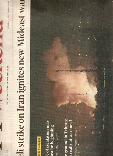 FT Wochenendzeitung 14. Juni 2025 Iran schlägt gegen Israel zurück Donald Trump