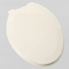5-Pack Jones Stephens C024WD01 Bone Elongated Molded Wood Toilet Seat QuickClean