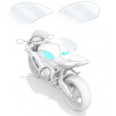 Tankschutzfolie Tankpad passend für Royal Enfield Shotgun 650 (2024+)
