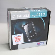 Rare Vintage SAGEM my411c TIM Phone Black International In Box Collectible