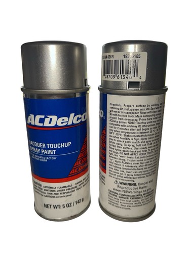 2 cans 19355105 GM ACDelco Silver Ice Quicksilver Paint Spray 17U WA636R GAN - Bild 2 von 3