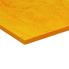 Stained Glass Sheet Mosaic Tile 7.9" x 5.9" Orange for Crafts DIY Art Project