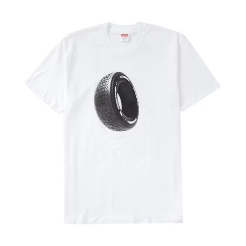 Supreme Tire Tee blanc taille M FW20 new york voiture shirt hype épuisé