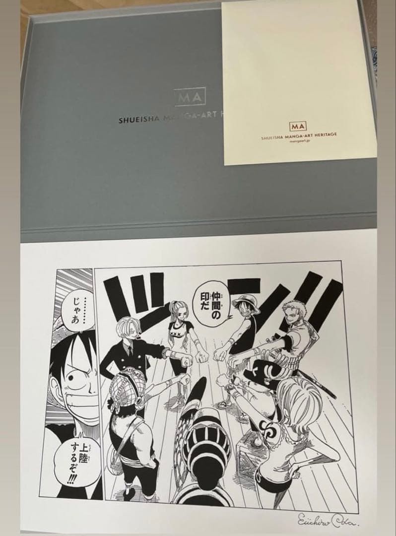 UNA PIEZA Manga ARTE Autografiado Desembarco en Arabasta Limitado de 20 Eiichiro Oda