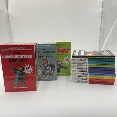 Minecraft - 28 Book Lot Set Strategy Guides , Gameknight Box Set 0082