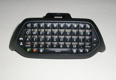 Microsoft XBOX ONE Chatpad Model 1676 Qwerty Keyboard Black OEM (Works) Used
