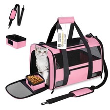 20" Large Cat Carrier Soft Side Dog Carrier Pet Carrier for Medium Small Dogs...