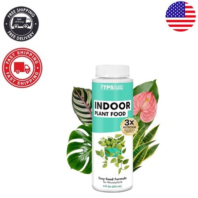 8oz Liquid Plant Food for Houseplants - Strong Roots & Greener Leaves Care