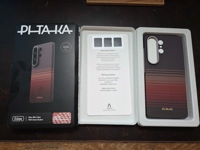 Pitaka Edge Case Aaron Button Carbon Fibre Aramid Samsung Galaxy S26 Ultra