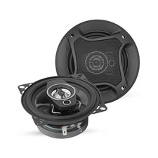 4" Coaxial Car Speakers Pair 300W 4Ohm 2 Way Deep Bass Speaker Audio w Tweeter