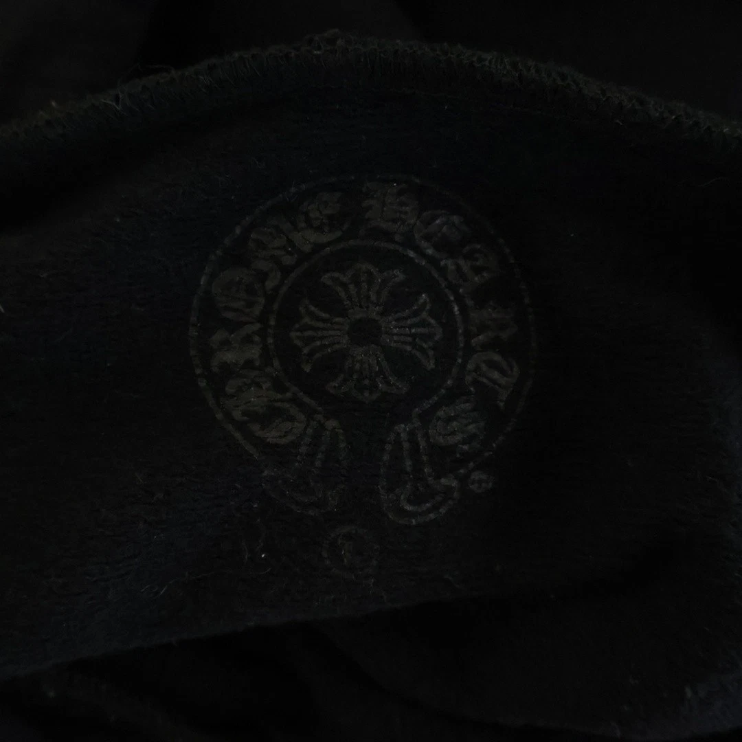 Felpa con cappuccio a ferro di cavallo CHROME HEARTS x Matty Boy Chomper nera usata 1c2