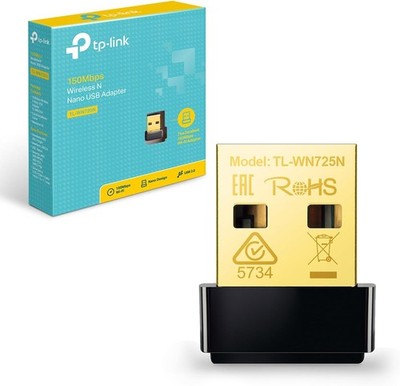 TP-Link TL-WN725N 150Mbps Wireless Nano USB WiFi Adapter Dongle für PC Laptop