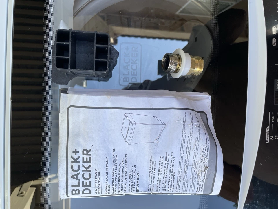 BLACK+DECKER Compact portable washer 1.7 Cu. Ft. - Image 3 of 4