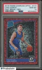 2018 Donruss Optic Fast Break Red Prizm #177 Luka Doncic RC Rookie 84/85 PSA 10