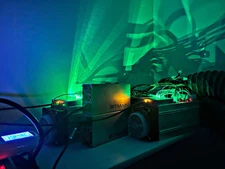 Two Bitmain S9i’s Bitcoin SHA256 HiveOS Firmware Overclocked W/3 PSU’s & Cords 