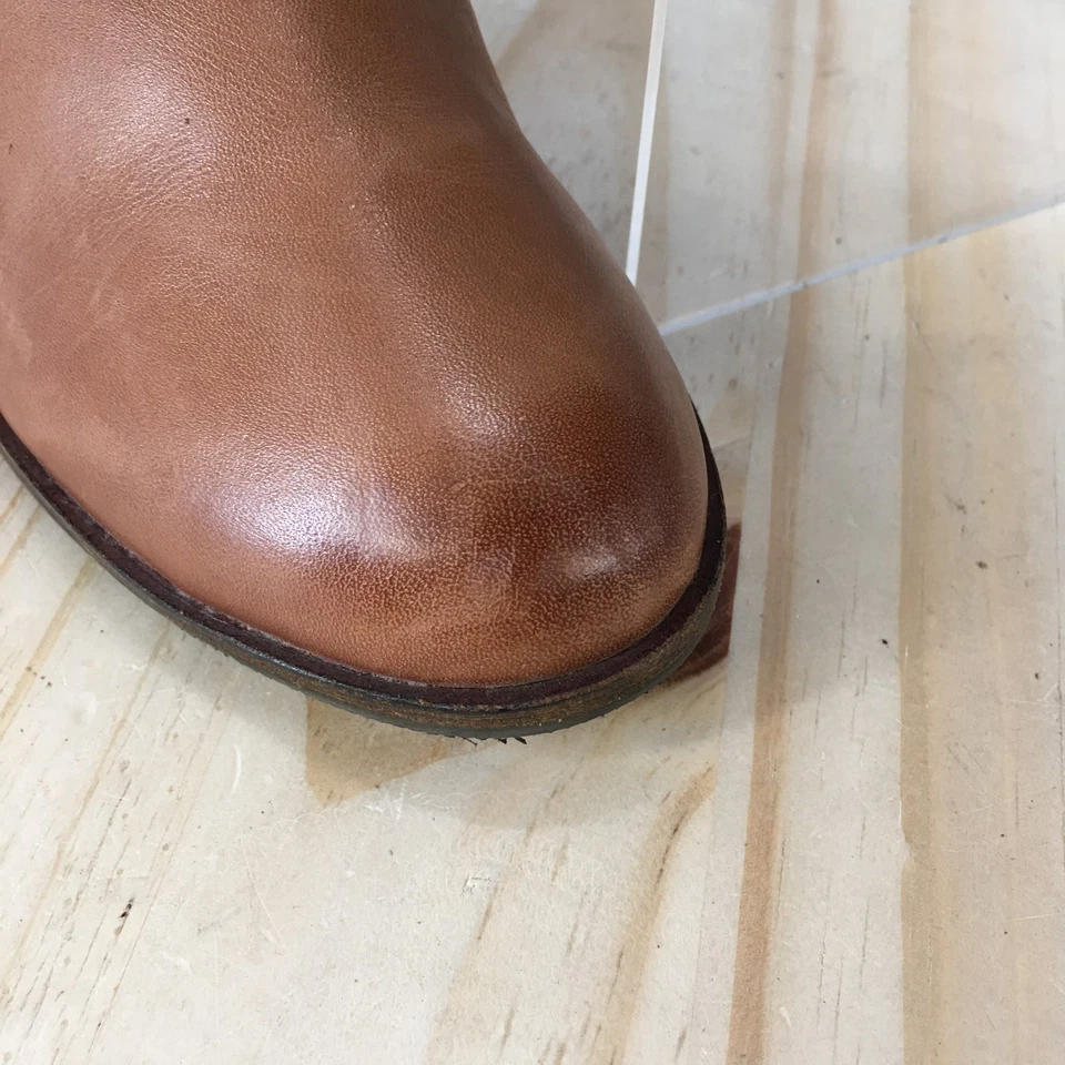 Sam Edelman Botas Mujer 7 M Loren Altas Montar Hasta la Rodilla Cuero Marrón Comodidad Foto 3 de 4